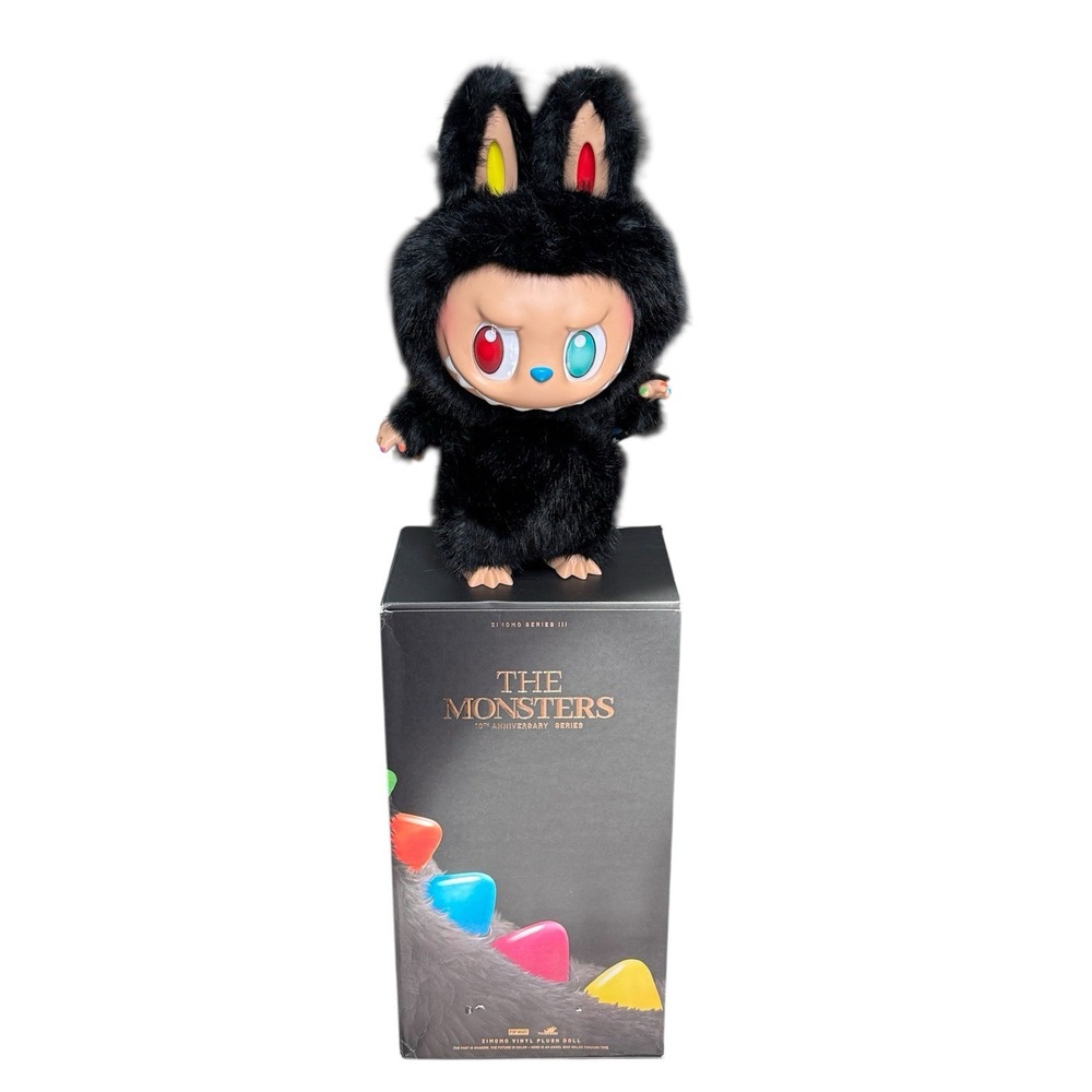 POP MART THE MONSTERS ZIMOMO 10th Anniversary Vinyl Plush Doll Limited - Picture 1 of 4